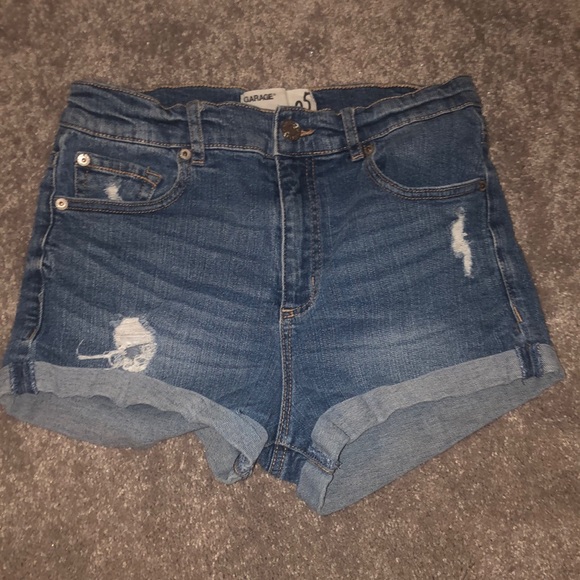 Garage High rise jean shorts - Picture 2 of 7